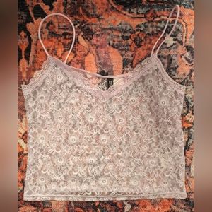 Lavendar Lace Cami